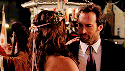 This episode was brilliant for so many reasons. Liz and TJ's vows were heartmelting, but the best part of the wedding was Luke and Lorelai dancing. "Luke can waltz!"