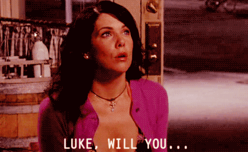 When finally Lorelai listened to her heart and asked Luke to marry her, she didn't need a thousand yellow daisies.