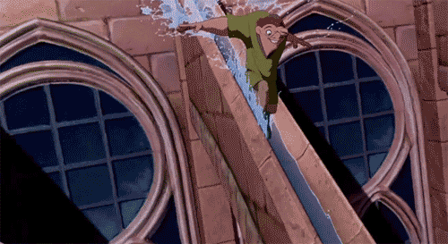 Jumping, climbing, sliding, and swinging through Notre Dame Cathedral will prepare him for any agility-based challenge Wipe Out can offer.