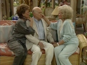 A computer matches Dorothy up with Eddie (John Fiedler), a short bald sexy unsexy guy. Rose and Blanche get arrested for shoplifting after becoming "big sisters" to a pair of juvenile delinquents.