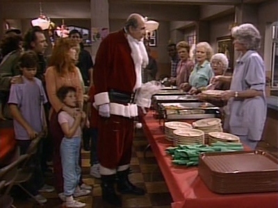 The girls volunteer at a soup kitchen on Christmas Day and encounter a destitute Stan.