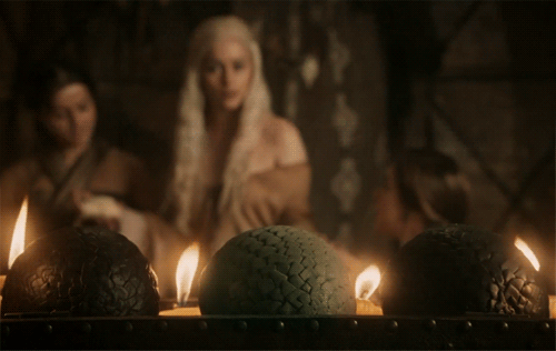 ...three dragon eggs.Two Lannister loves.And Lord Eddard's head with no body.