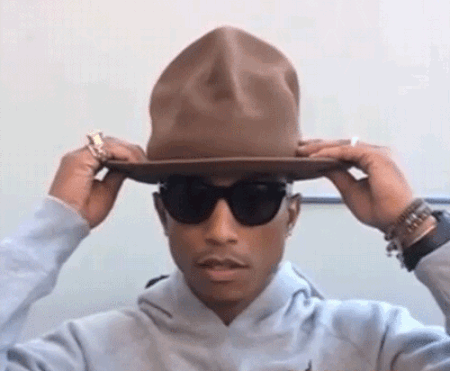 Buy 5-8 different sized hats of the same style. Wear the smallest hat, and swap out a size larger every hour.
