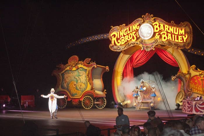 Ringling Bros. and Barnum & Bailey have a program called Baby’s First Circus, which gives babies less than one year old a ticket voucher that can be exchanged for a free ticket to any performance, anytime, anywhere!