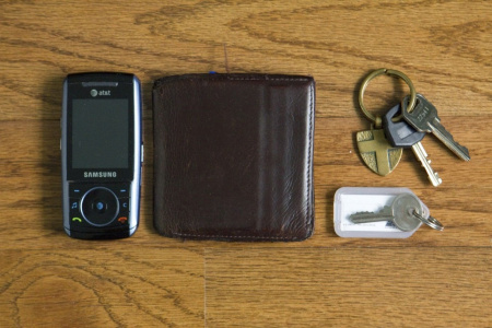 Keys, wallet, phone...