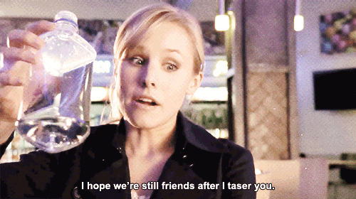 Especially if your friend is the known leader of a motorcycle gang.