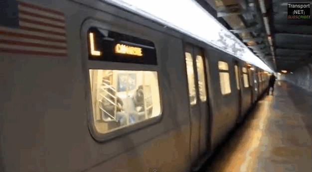 "This is a Rockaway Parkway-bound L train. The next stop is: Lorimer Street." I LOVE YOU L TRAIN LADY CAN I BORROW THE CAR TONIGHT