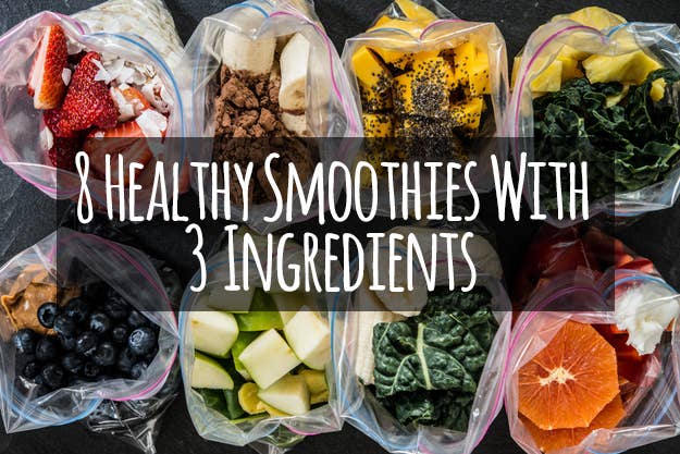 Easy Smoothies – Smoothie recipe with only 3 ingredients