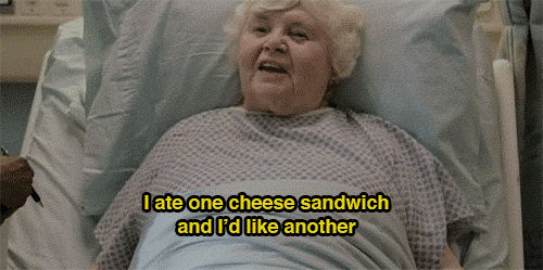 June Squibb was Hannah's grandmother. In one of the most heartbreaking episodes ever, we lost the ole "flo job." Also, Patti Lupone has because a fountain of blunt and honest wisdom.