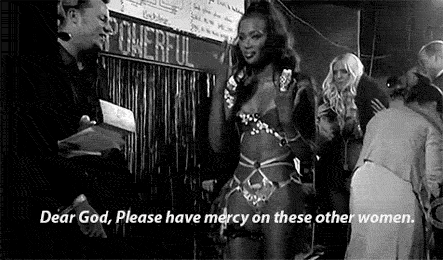 "For they are not prepared to be overshadowed by my devastating flawlessness. Amen!"