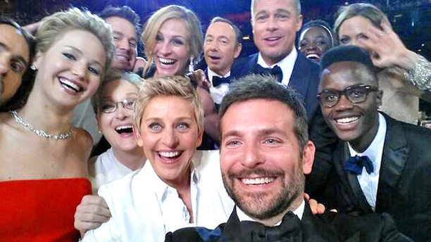 Ellen DeGeneres hosted the 2014 Academy Awards and made history. The comdian and company took a selfie that got over 900K retweets, breaking the record that was previously held by Obama, at 778K retweets. Pretty sure the Internet broke.