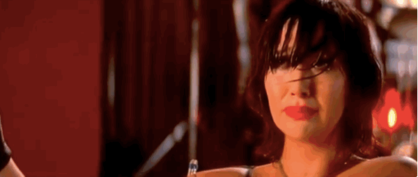 Her tears in the "Maps" music video were real.