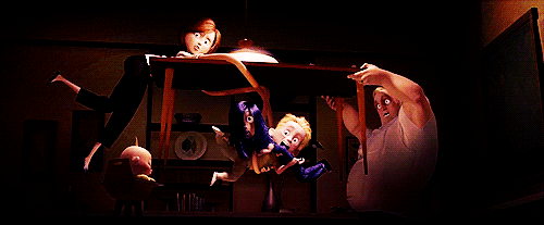 Superhero parents who just want a normal life for their children. Although they should really have been more aware of Jack Jack and his abilities. Frightening.