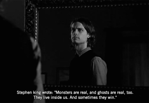 There are awesome quotes at the beginning and end of every episode that speak to that episode in some way. I've discovered all of my favorite quotes from them. They quote the likes of Nietzsche, Churchill, Einstein, Kennedy and so many more.