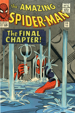 Animated by: Kerry Callen.Original cover by Steve Ditko.