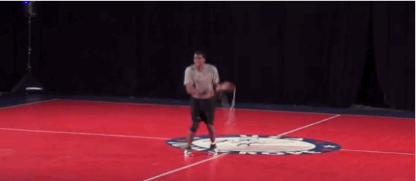 For example, the slowed-down gif above would be considered a quadruple-under because the rope makes four rotations in the air before the jumper's feet hits the ground.