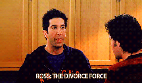 "The Divorce Force" doesn't sound cool, Ross... you might have a problem.