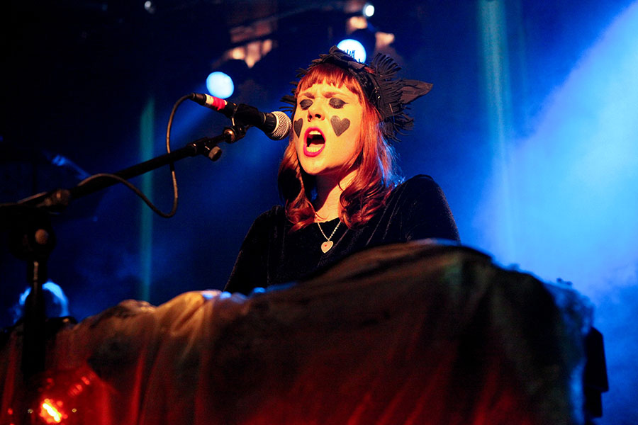 Where you've heard her: Taking off with her signature deep accent and plucky piano pop since 2007's breakout hit "Foundations." She's merry happy.