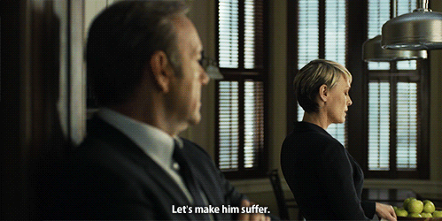 Played By: Robin WrightClaire has an icy exterior that only softens to reveal a more threatening interior than any woman in politics. She's not afraid to threaten an unborn baby to get her way, and the way Season 2 ended, I'm not sure who can really stop her now.
