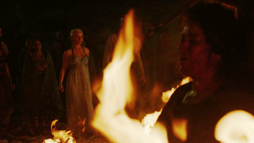 ...eleven people burning. Ten Hodors Hodor-ing.Nine winos wining.Eight oaths-a-breaking.Seven kingdoms scheming.Six direwolves growling.Five wannabe kings.Four calling whores.Three dragon eggs.Two Lannister loves.And Lord Eddard's head with no body.