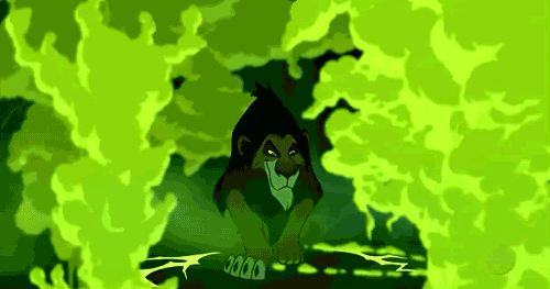 It's the only reasonable explanation for the severe drought that Pride Rock sees immediately after Scar takes over as King. And then how it rains RIGHT AFTER SCAR IS DEFEATED. Literally, right after.