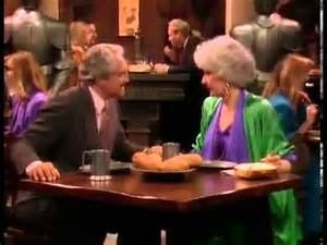 Dorothy reconnects with the man (Hal Linden, best known from Barney Miller) who stood her up for the prom, and learns the truth about Sophia's involvement. Blanche diets to fit into her wedding dress for her anniversary.