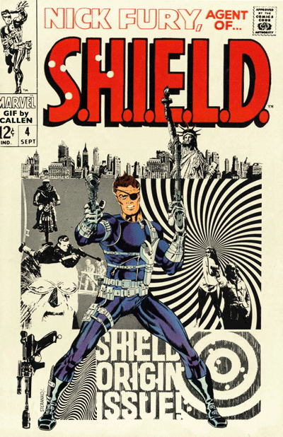 Animated by: Kerry Callen.Original cover by Jim Steranko.