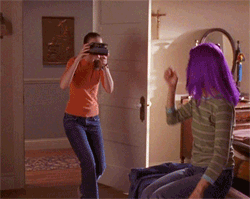 Her rebellion may have been brief, but somewhere out there is a picture proving that Lane once had purple hair.