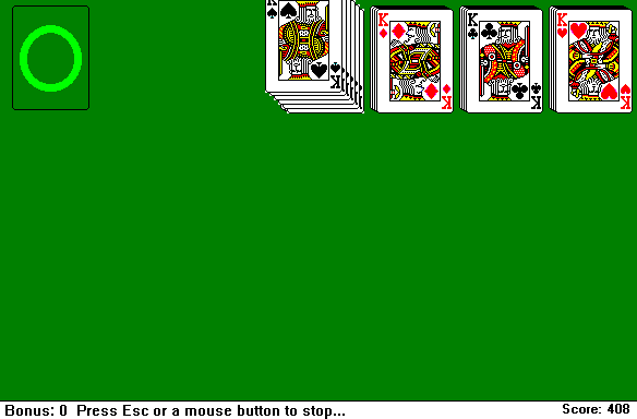 Victory! There's no way you're pressing "Esc or a mouse button."