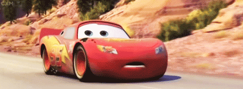 He's a car and he hauls ass. Top gear is the only gear he knows.