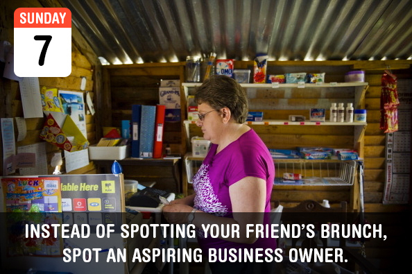 With Kiva, you can microfinance a small business owner in a third-world country. With a 98.7% repayment rate, it rarely costs you anything. It's doing good — no effort required.