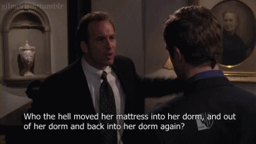 Bonus points because he's yelling at Christopher here. I mean ChrisDORKpher.