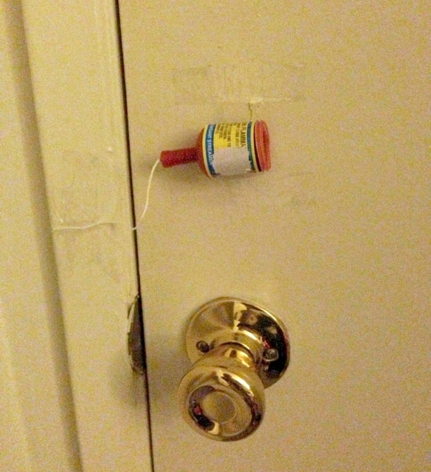 Affix a party popper to your kid&#39;s bedroom door.