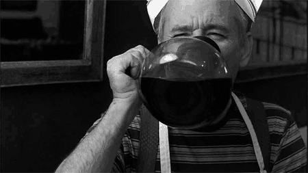Sit down, organize your books, setup your laptop. Open up your laptop and realize you can't actually start until you have coffee. Close laptop and pick everything back up.