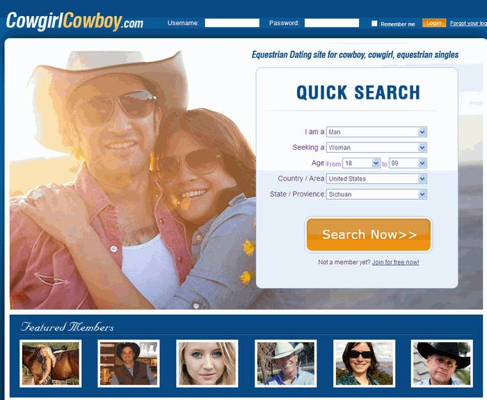 Cowboys ja cowgirls dating site.