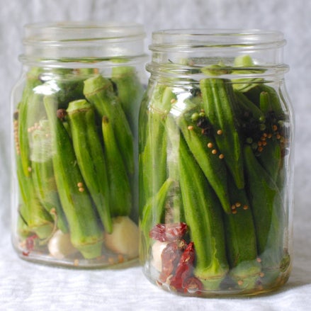 Spicy Pickled Okra