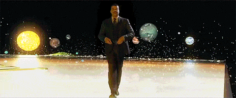 "How could this happen?" says random officer.Neil's like, "The Big Bang? I've got my theories."