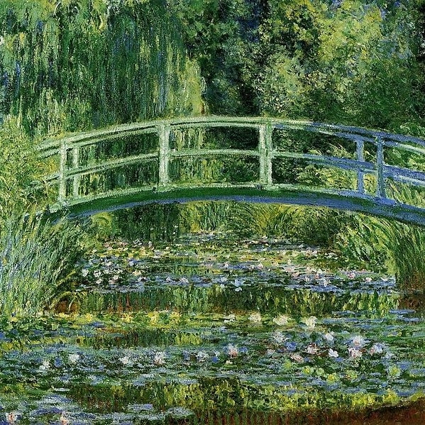 Bridge over a Pool of Water Lilies, Claude Monet, 1899