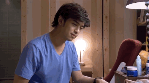 There's was even a scene in the wildly popular Taiwanese drama, In Time With You, where the leading man romantically took of the heroine's makeup.