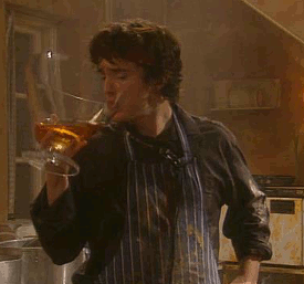 He pretty much thinks American moonshine is just apple juice.