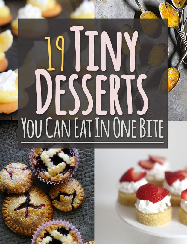 19 Tiny Desserts You Can Eat In One Bite