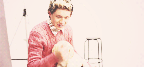 Including hold a puppy.