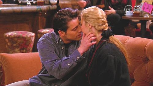 Admit it, there was something weird going on with Joey there. There were a couple of kisses during the series and she openly admitted to have a crush on all her friends except Ross and Chandler.