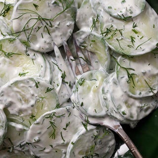 Creamy Cucumber Salad