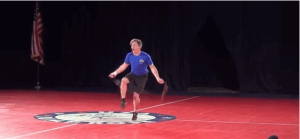 This sequence is usually found near the middle of the routine to break up the other sequences.
