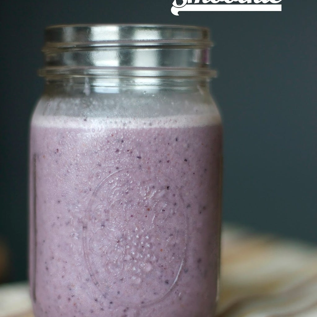 Blueberry Almond Butter Smoothie