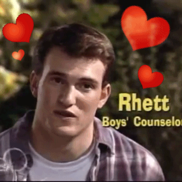 “And just when you think you've given it all you have... it all comes back in a hug or a laugh that we all share together. Then I remember why I am here. You have given me so much. You make me feel like everything I did had a purpose. You let me be myself all the time. “-Counselor Rhett