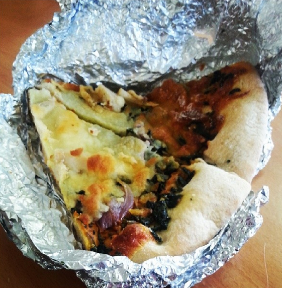 The cold slice you eat for breakfast the next day!