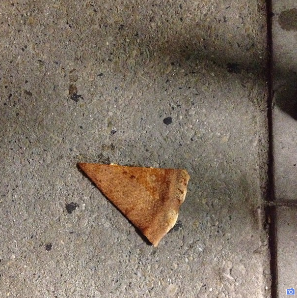 The dropped slice!