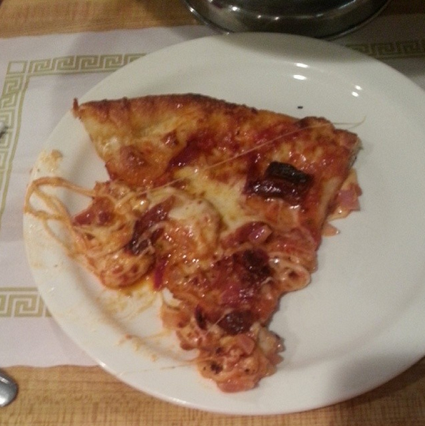 The slice that loses all its cheese when you pick it up!